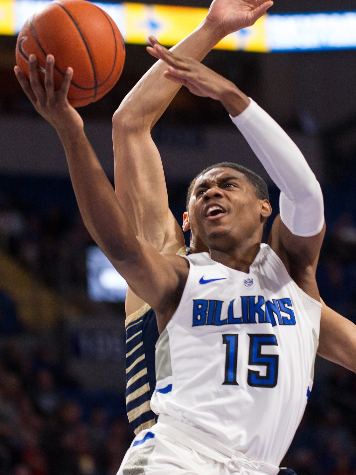 Billikens take on George Washington Colonials